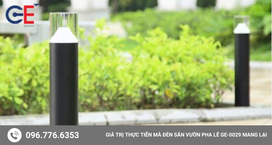 Giá trị thực tiễn mà đèn sân vườn pha lê GE-0029 mang lại