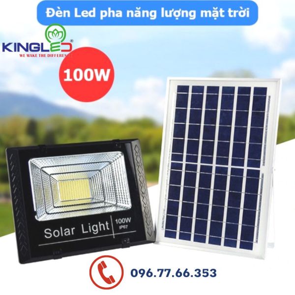 Đèn KingLed pha Led năng lượng mặt trời