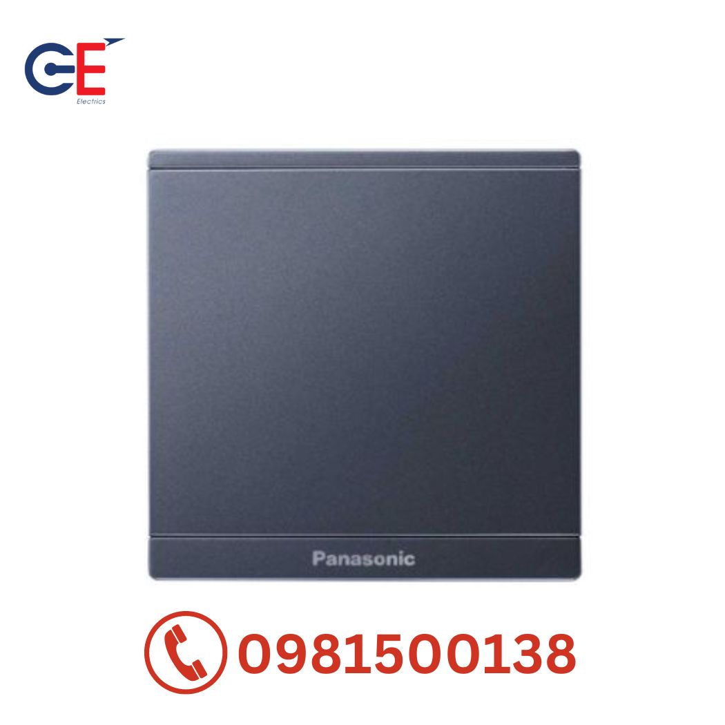 Bộ 1 công tắc Panasonic Moderva màu xám ánh kim