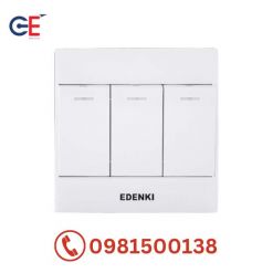 Bộ 3 công tắc Edenki Concept 1 chiều EC-103