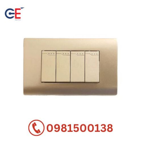 Bộ 4 công tắc 1 chiều 16A Dobo A70-88707