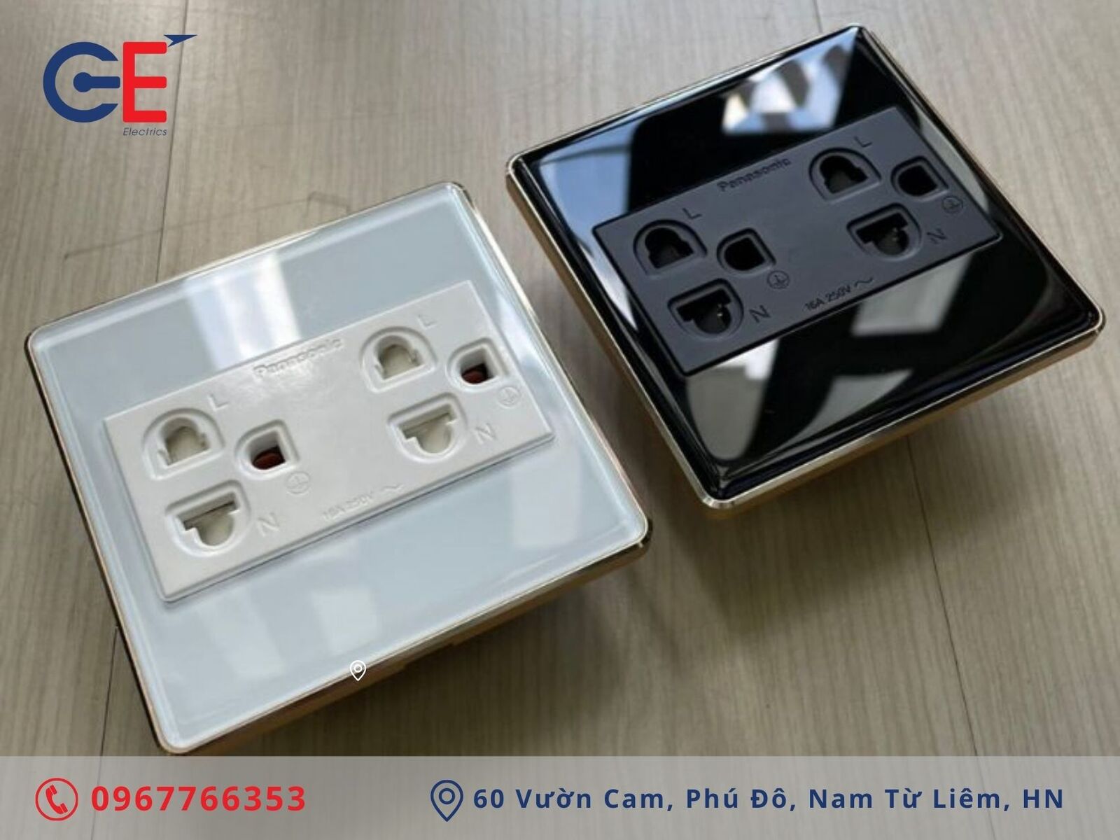 Các bước lắp đặt công tắc, ổ cắm mặt kính