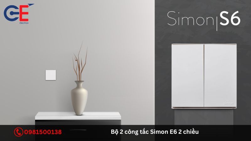 Các lưu ý khi sử dụng bộ 2 công tắc Simon E6 2 chiều