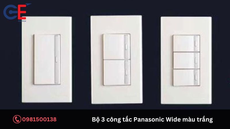 Các lưu ý khi sử dụng bộ 3 công tắc Panasonic Wide màu trắng