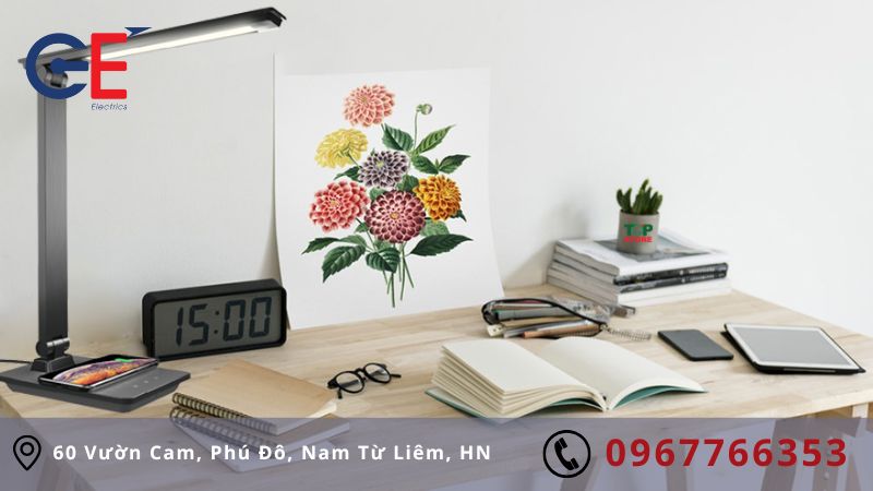 Các lưu ý khi sử dụng đèn bàn học 