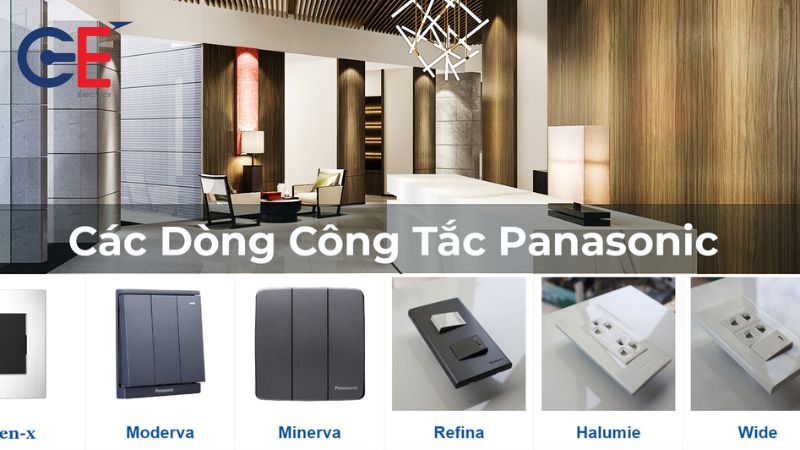 Các sản phẩm thiết bị điện Panasonic cung cấp
