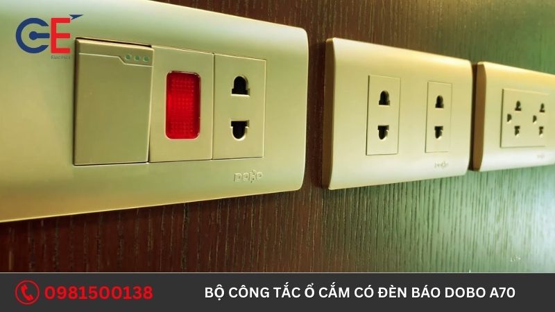 Cách sử dụng bộ công tắc ổ cắm có đèn báo Dobo A70