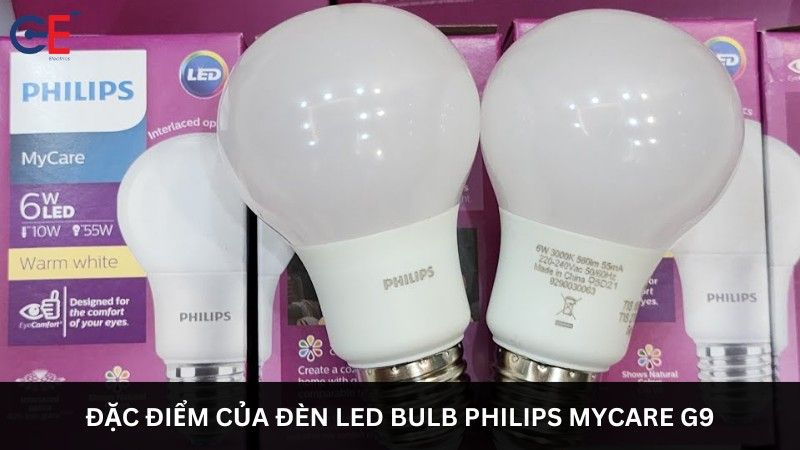 Cấu tạo của đèn Led Bulb Philips MyCare G9