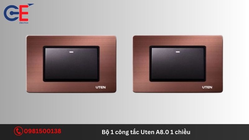 Công dụng của bộ 1 công tắc Uten A8.0 1 chiều
