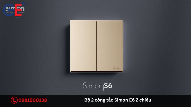 Công dụng của bộ 2 công tắc Simon E6 2 chiều