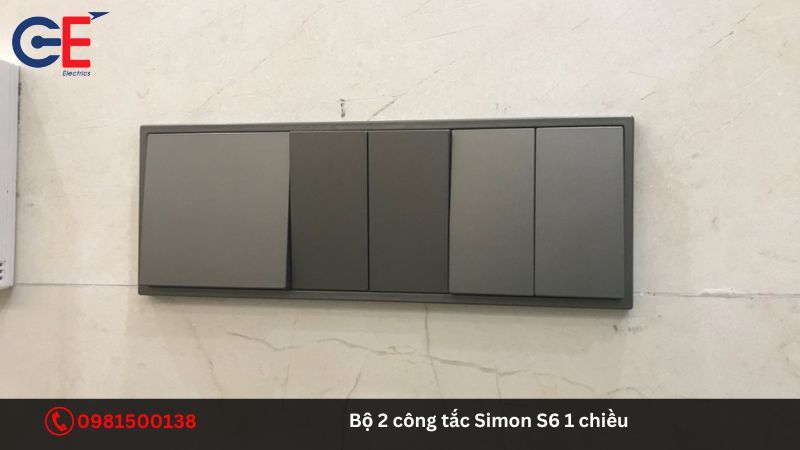 Công dụng của bộ 2 công tắc Simon S6 1 chiều