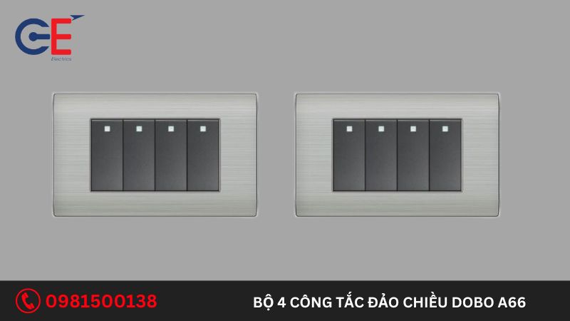 Công dụng của bộ 4 công tắc đảo chiều Dobo A66