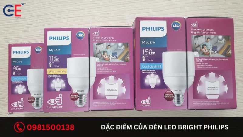 Công dụng của đèn Led Bright Philips