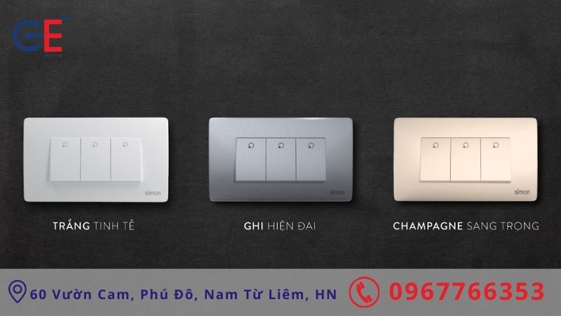 Công tắc ổ cắm Simon dòng K1