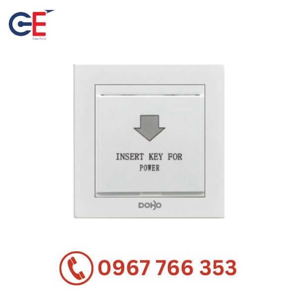 Bộ công tắc thẻ cài 40A Dobo K50