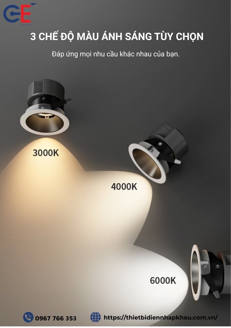 Đa dạng nhiệt độ màu