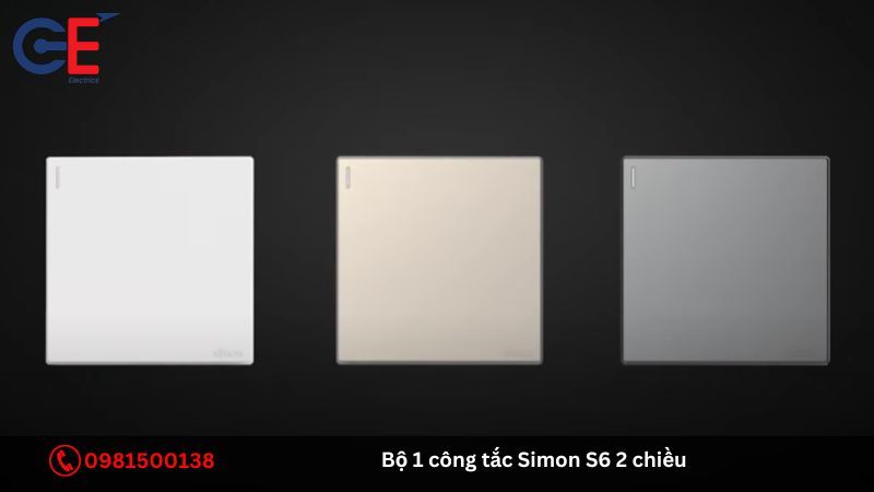 Đặc điểm của bộ 1 công tắc Simon S6 2 chiều