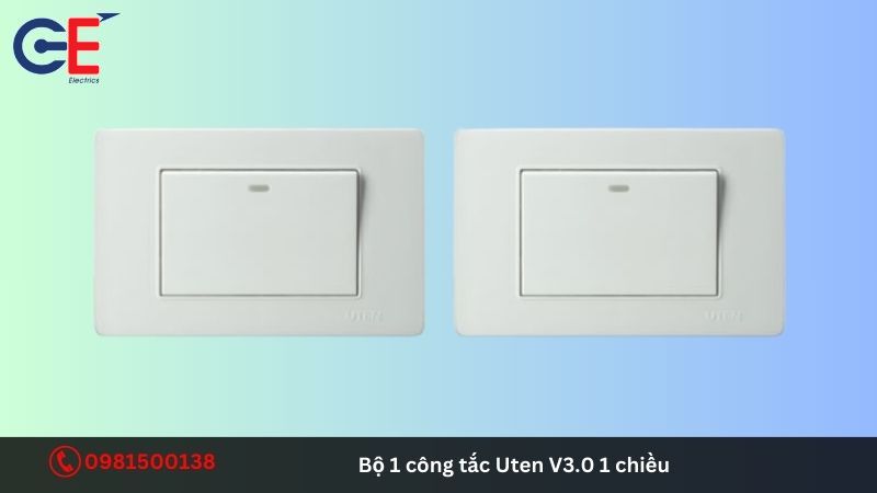 Đặc điểm của bộ 1 công tắc Uten V3.0 1 chiều