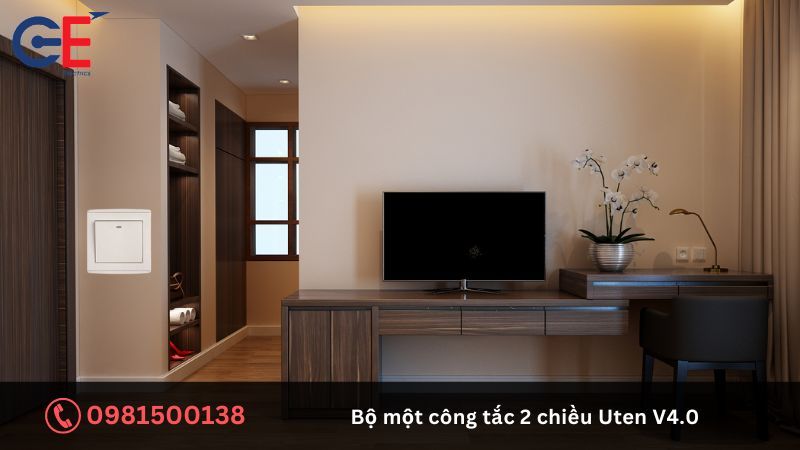 Đặc điểm của bộ 1 công tắc Uten V4.0 2 chiều 