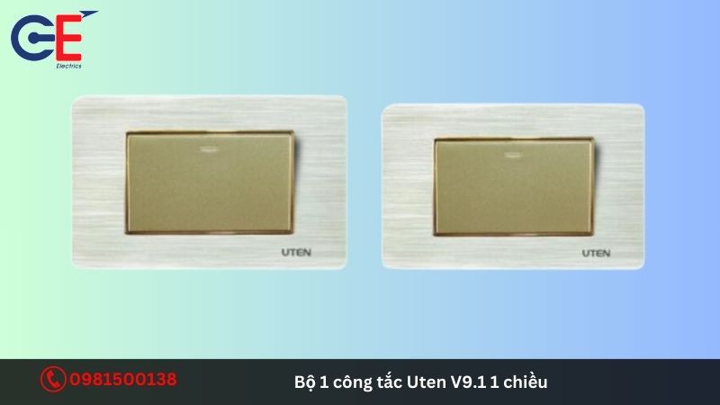 Đặc điểm của bộ 1 công tắc Uten V9.1 1 chiều 