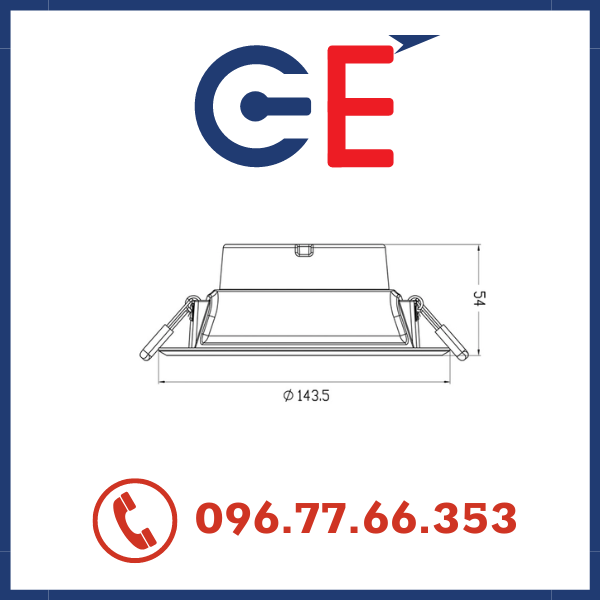 Thông số kỹ thuật của đèn Downlight DN Panasonic