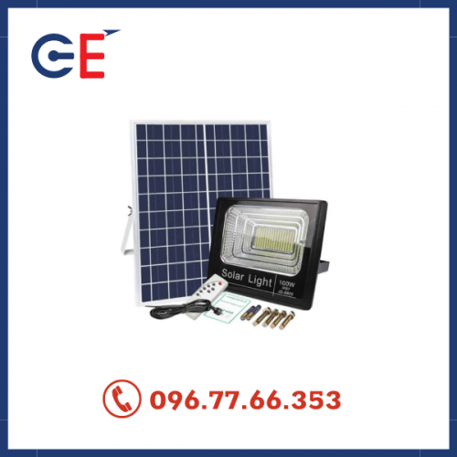 Đèn năng lượng mặt trời GE8810R-100W được sử dụng ở đâu?