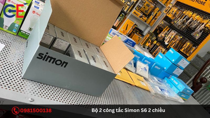 Địa chỉ cung cấp bộ 2 công tắc Simon S6 2 chiều?