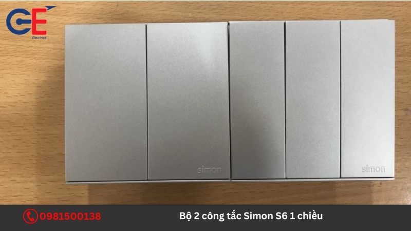 Đơn vị cung cấp bộ 2 công tắc Simon S6 1 chiều?