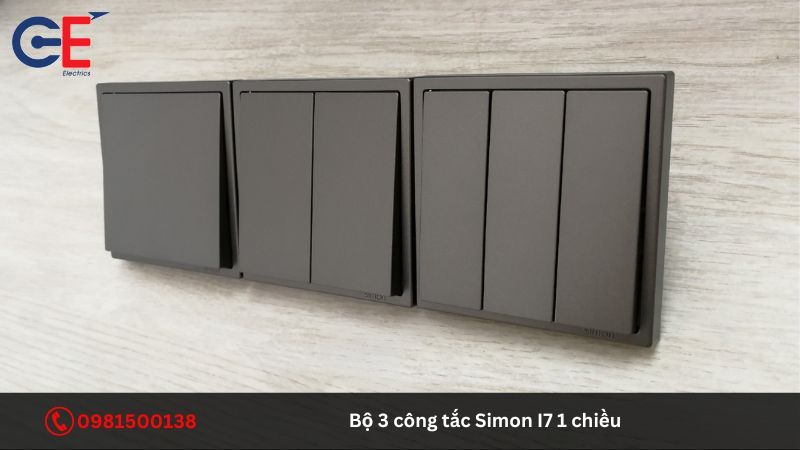 Nhược điểm của bộ 3 công tắc Simon I7 1 chiều