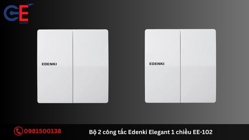 Tính năng của bộ 2 công tắc Edenki Elegant 1 chiều EE-102