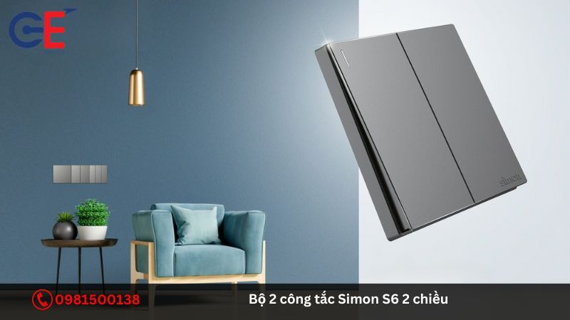 Tính năng của bộ 2 công tắc Simon S6 2 chiều