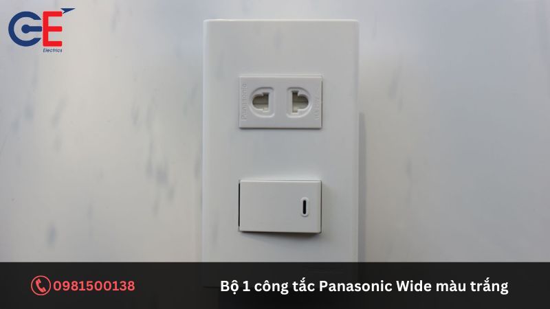 Ứng dụng của bộ 1 công tắc Panasonic Wide màu trắng