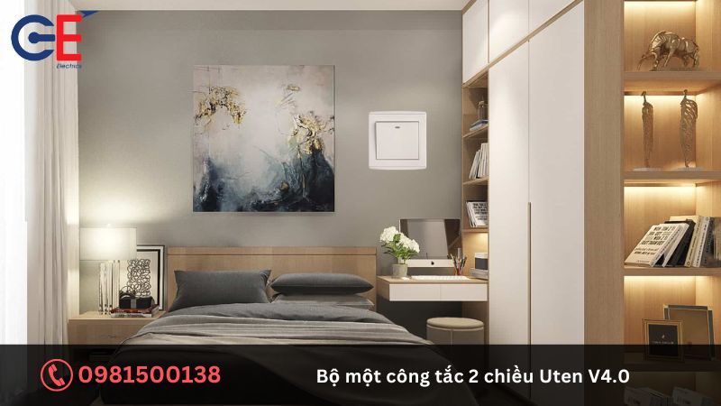 Ứng dụng của bộ 1 công tắc Uten V4.0 2 chiều 