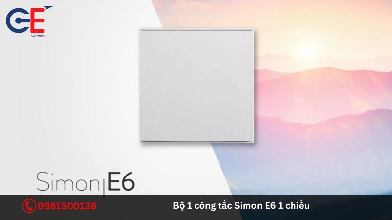 Ưu điểm của bộ 1 công tắc Simon E6 1 chiều