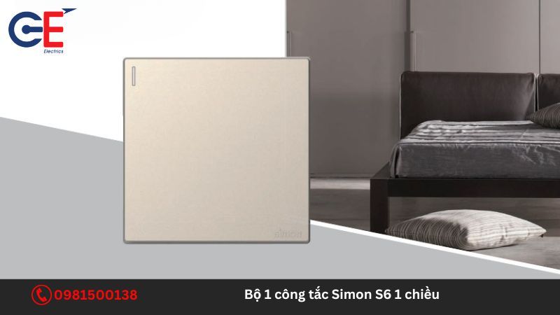 Ưu điểm của bộ 1 công tắc Simon S6 1 chiều