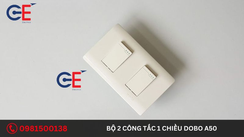 Ưu điểm của bộ 2 công tắc 1 chiều Dobo A50