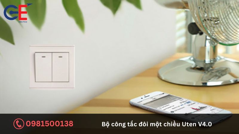 Ưu điểm của bộ 2 công tắc Uten V4.0 1 chiều 