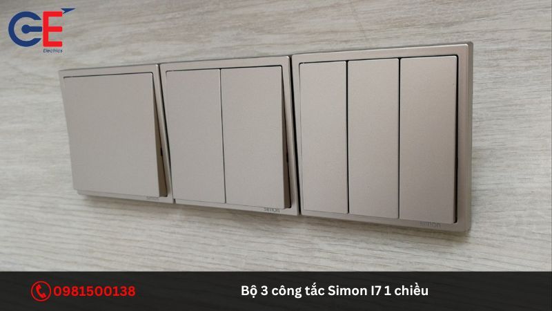 Ưu điểm của bộ 3 công tắc Simon I7 1 chiều