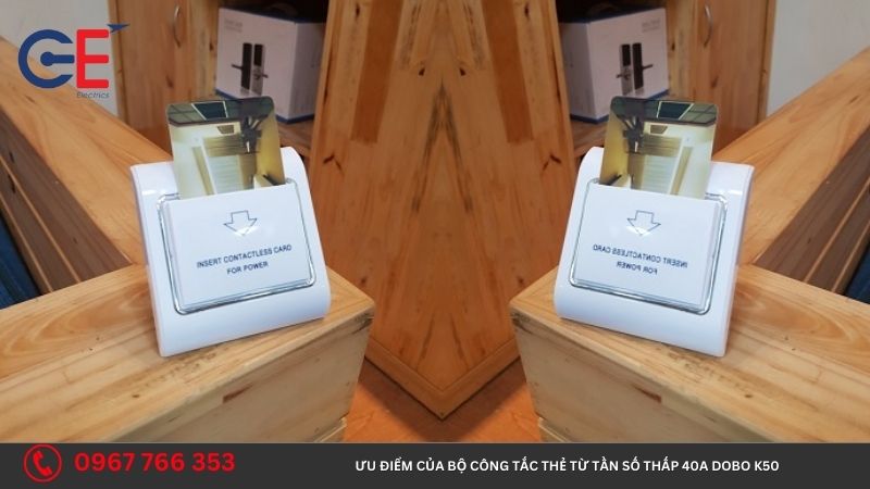 Ưu điểm của bộ công tắc thẻ từ tần số thấp 40A Dobo K50 