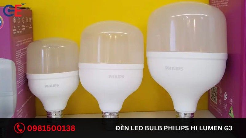 Ưu điểm của đèn Led Bulb Philips Hi lumen G3