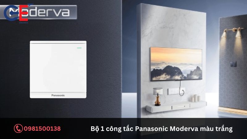 Ưu nhược điểm của bộ 1 công tắc Panasonic Moderva màu trắng